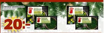 Nya Pulsen Frysta grönsaker erbjuda