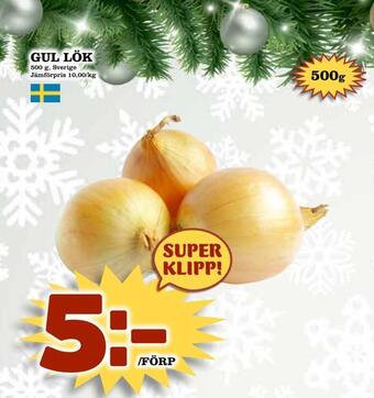 Nya Pulsen Gul lök erbjuda