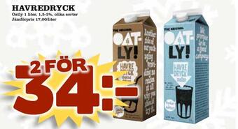 Nya Pulsen Havredryck erbjuda