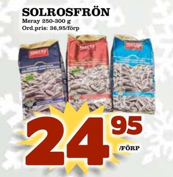 Supergrossen Solrosfrön erbjuda