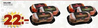 Supergrossen Salami erbjuda