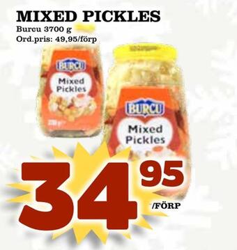 Supergrossen Mixed pickles erbjuda