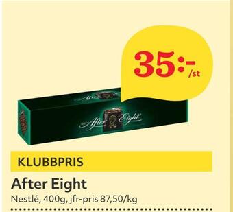 Hemköp After eight erbjuda
