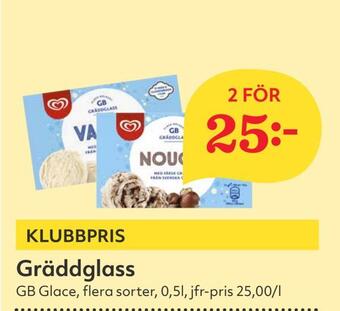 Hemköp Gräddglass erbjuda