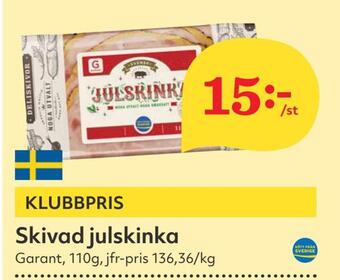 Hemköp Skivad julskinka erbjuda