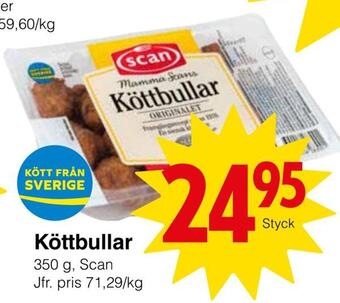 Matöppet Köttbullar erbjuda