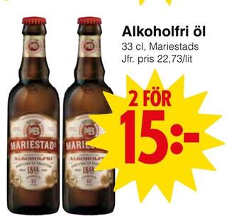 Matöppet Alkoholfri öl erbjuda