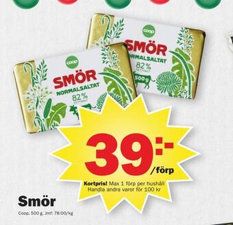 Pekås Smör erbjuda