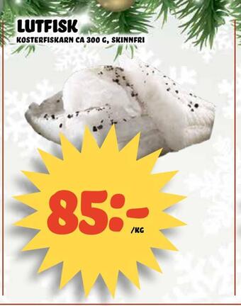 Nelins Lutfisk erbjuda