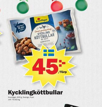 Pekås Kycklingköttbullar erbjuda