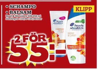 minmatbutik Schampo • balsam erbjuda