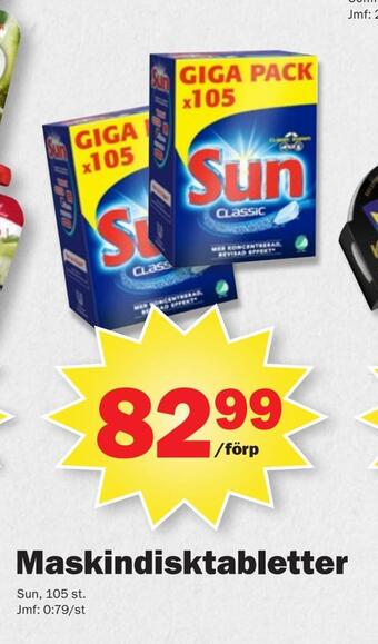 Pekås Maskindisktabletter erbjuda