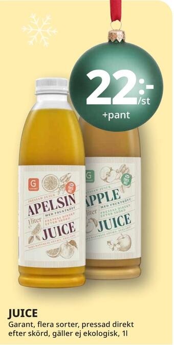 Tempo Juice erbjuda