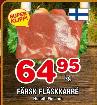 Nya Pulsen Färsk fläskkarré erbjuda