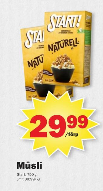 Pekås Müsli erbjuda