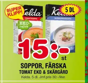 Nya Pulsen Soppor, färska erbjuda