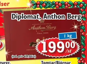 Diplomat, anthon berg