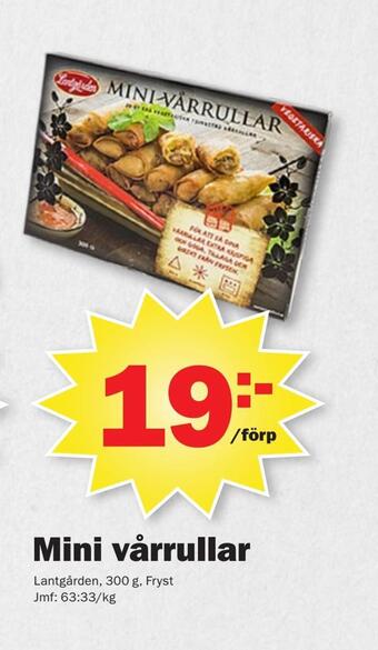 Pekås Mini vårrullar erbjuda