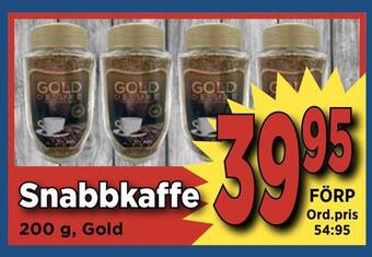Supergrossen Snabbkaffe erbjuda