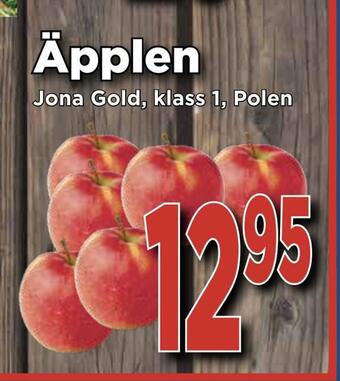 Supergrossen Äpplen erbjuda