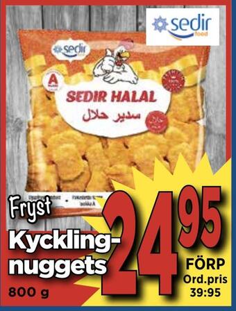 Supergrossen Kycklingnuggets erbjuda