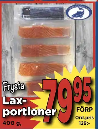 Supergrossen Lax- portioner erbjuda