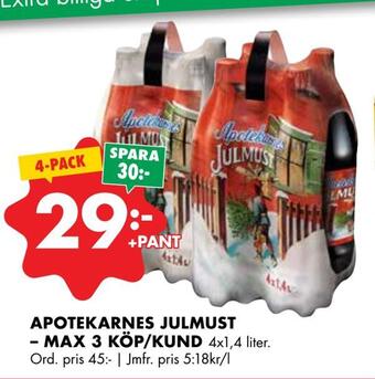 ÖoB Apotekarnes julmust erbjuda