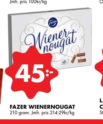ÖoB Fazer wienernougat erbjuda