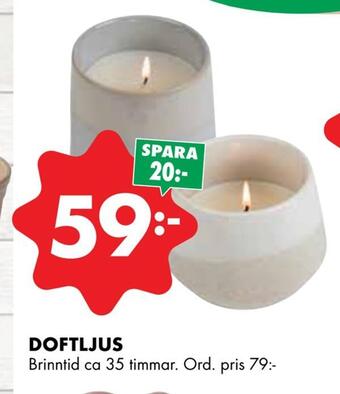 ÖoB Doftljus erbjuda