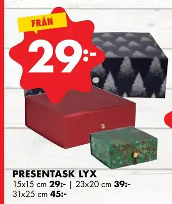 Presentask lyx