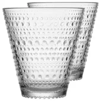 Kitch'n Kastehelmi dricksglas 30 cl 2-pack klar erbjuda