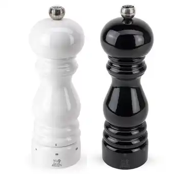 Kitch'n Paris duo salt & pepper set lackad svart/vit erbjuda