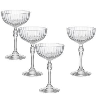 Kitch'n America cocktailglas 4-pack 22 cl klar erbjuda