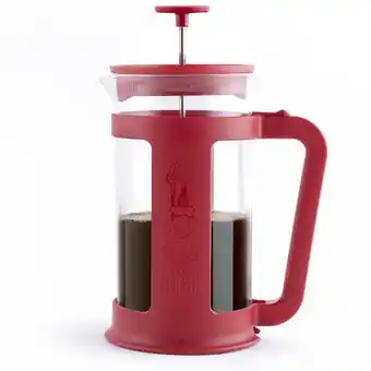 Smart kaffepress 3 koppar 0,35l klar/röd