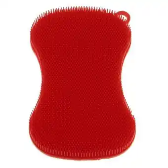 Scrubby svamp 13,5x8,5 cm röd