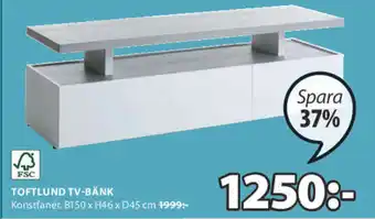 JYSK FSC Toftlund TV-Bänk erbjuda