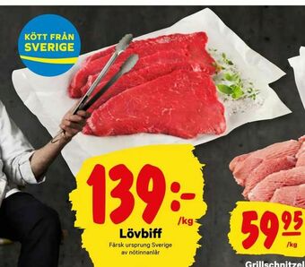 City Gross Lövbiff erbjuda