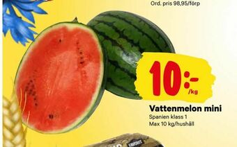 City Gross Vattenmelon mini erbjuda