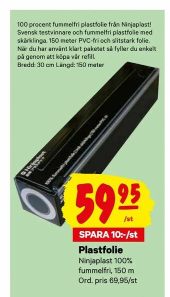 City Gross Plastfolie erbjuda