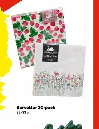 City Gross Servetter 20-pack erbjuda