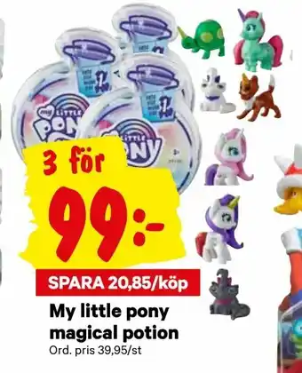 City Gross My little pony magical potion erbjuda