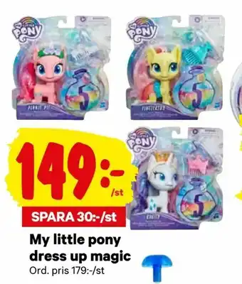 My little pony dress up magic