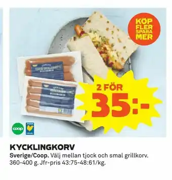 Kycklingkorv