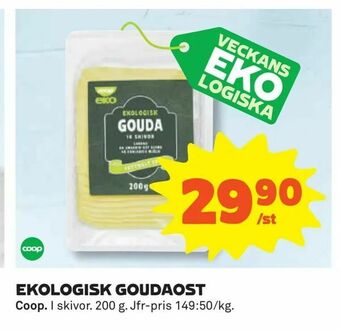 Coop Daglivs Ekologisk goudaost erbjuda