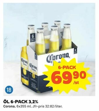 Coop Daglivs Öl 6-pack 3,2% erbjuda