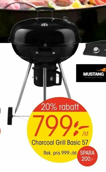 EKO Charcoal Grill Basic 57 erbjuda
