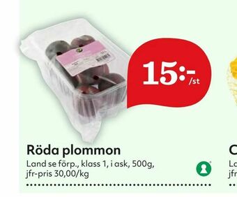 Hemköp Röda plommon erbjuda