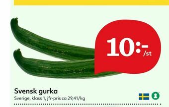 Hemköp Svensk gurka erbjuda