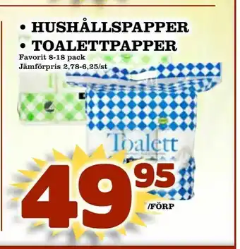 Matboden Ektorp Hushållspapper • toalettpapper erbjuda