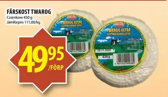 Matvärlden Tensta Färskost twarog erbjuda